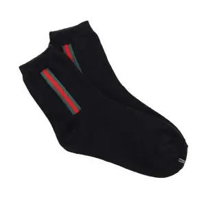 여성용 양말 5켤레 검정 운동화 여중생 대학생 면 포인트