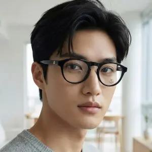 [몽클레르]몽클레어 안경테 ML5054 001 블랙 명품 라운드 뿔테 남자 여자