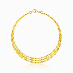 갤러리아 순금 팔찌 잠자리 체인 세줄 24K