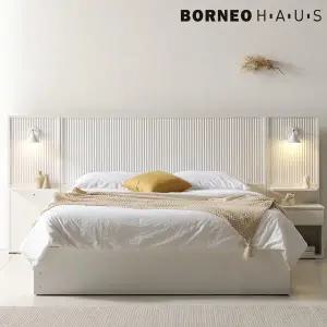 (수도권무료) 보루네오 엘리브 일리 템바보드 수납 침대 프레임 퀸킹공용 sy870