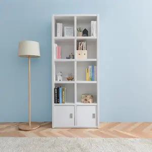 (수도권무료) 보루네오 V컷팅 800 5단 도어수납 견고한책장 U810