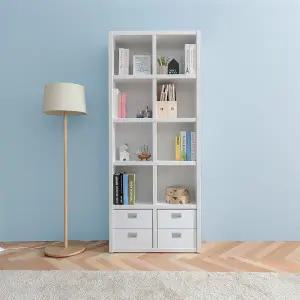 (수도권무료) 보루네오 V컷팅 800 5단 서랍 견고한책장 U811