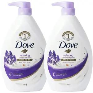 도브 바디워시 라벤더향 1L 2개