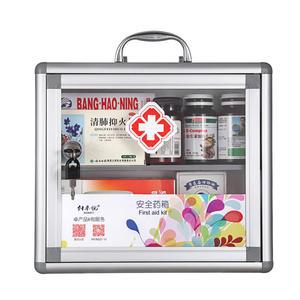 알루미늄 키트 과학실 비상 상비약통 구급상자 2개 구급함 대형 약국 네이비