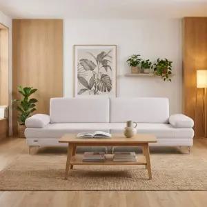 서광퍼니처 소프토 온돌 온열 기능성 패브릭 3.5인 소파 hy