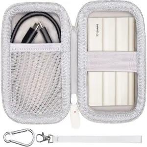 삼성 T7/T7 쉴드/T9 휴대용 SSD 솔리드 스테이트 드라이브 1TB 2TB 4TB 하드 EVA 반 방수 보관 여행 가방