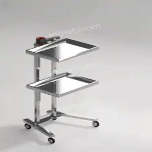 접이식 미용 트레이 투명 스테인리스 미용트레이