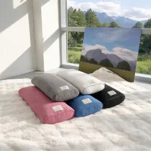 코잠데이 모달 100% 사각 원형 메밀베개 대 사이즈 숙면 목디스크 베개