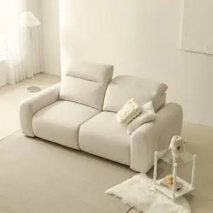 제이픽스 페블 2세대 이지클린 패브릭 무빙 슬라이딩 리클라이너 슬라이드 3인 모션 소파