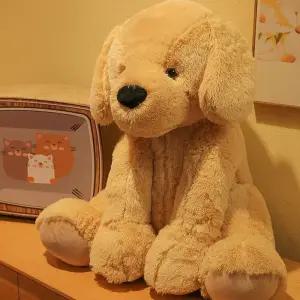 큰강아지 인형 리트리버 강아지 반려동물 초대형 부드러운 일자형 필통 펜슬케이스 알럽하우스