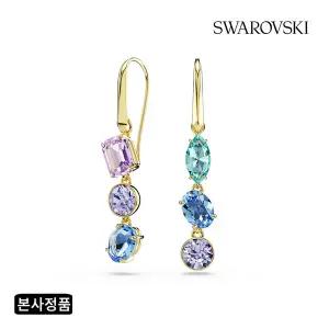 [스와로브스키/본사정품] Gema 골드 톤 드롭 귀걸이 5747917