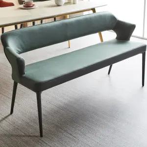 리빙룸가구 제노바 2인용 3인용 가죽 벤치의자 식탁의자 카페 무료배송