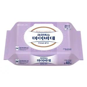 크리넥스 마이비데 센서티브케어 캡40매 1팩