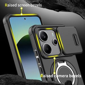 샤오미 레드미 노트 14 프로 플러스 5G 13 14프로 노트 13 프로+용 군용 충격 방지 강력 케이스