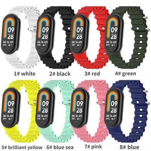 샤오미 미밴드 10 9 스마트워치용 부드러운 오션 실리콘 스트랩 통기성 손목밴드 샤오미 미밴드 10 9 8 교