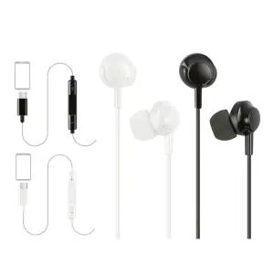C타입 유선 이어폰 스마트폰용 통화지원 커널형 핸즈프리