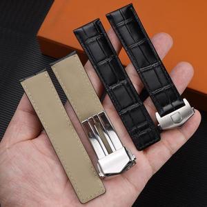 태그호이어 시계용  가죽 스트랩 카레라 모나코 시계 벨트 블랙 브라운 팔찌 손목시계 시계줄 19mm 20mm 22