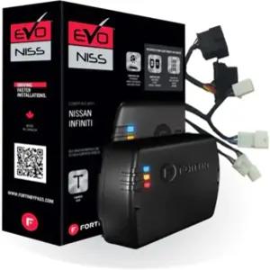 Fortin EVO-NIST1 독립형 추가 원격 시동 차량 시스템 (인피니티 닛산 푸시 투 스타트 차량용)