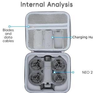 DJI Neo 2 드론 휴대용 보관 가방 하드 쉘 운반 케이스 박스 방수 방지 스크래치 보호 케이스 액세서리