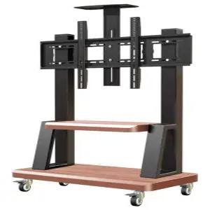 이동형 티비 스탠드형 거치대 듀얼 이동식 대형 높이조절