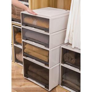 깔끔한 정리 수납함 옷장 8CM 투명 플라스틱 30X 40X 리빙박스 서랍