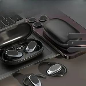 AI 스마트 음성 오픈형 블루투스 이어폰 무선 운동용 러닝용 업무용