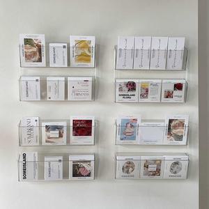 진열대 엽서 투명 사진 1세트 2개입 세트 거치대 투명전면책장 팜플렛 단품 장식 A6