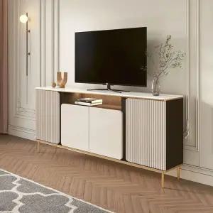 세라믹거실장 높은거실장 템바보드 서랍 높은 오디오장식장