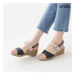 아나이스 국산 배색 웨지샌들 5cm_212 940220