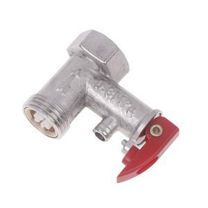 실버 전기 온수기 안전 밸브 1/2인치(DN15) Coppe 조정 가능한 압력 감소 스프링 릴리프