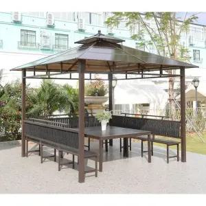 펜션 야외 바베큐장 전원주택 대형 방갈로 정자 파고라 쉼터 조립식