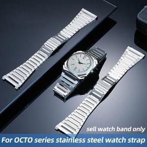 Bvlgari OCTO 시리즈 102711 103464 103431 3739 솔리드 메탈 팔찌 시계 밴드 30mm 용 고품질 스테인레스