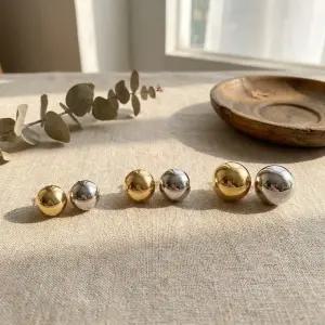 원터치 써지컬 왕볼 프로보노 이유영 귀걸이 볼 써지컬스틸 볼드한 링 16mm 14mm 12mm 실버 골드 차무희 송