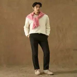 beanpolemen 몰스킨 슬림 팬츠 애쉬 (BC4921E024)