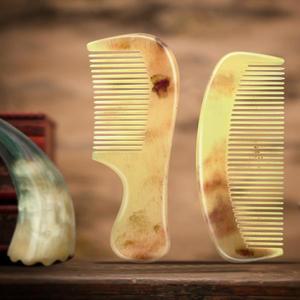 고품질 경적 빗 손으로 만든 세련된 머리 자연 정전기 방지 마사지 살롱 헤어 스타일링 도구