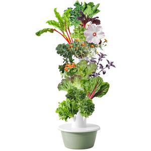 라이프로 5.25피트 높이의 수경 재배 시스템 타워, 9층 36개의 화분 스팟 키트 실내 및 실외용 수직 공간 절약