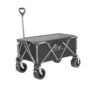 바퀴달린 바퀴 트레일러 캠핑카트 휴대용 야외 카트 접이식