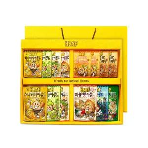 (신선집중) HBAF 바프 기프트박스 (아몬드 선물세트) 시즈닝 아몬드 허니버터아몬드