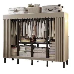 접이식 행거 스탠드 드레스룸 원룸 옷장 수납 자취 이동식 철제 선반