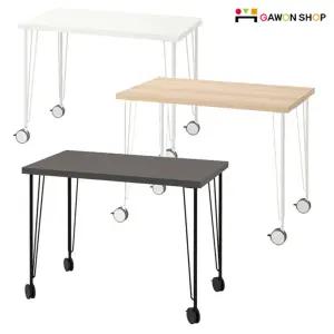 LINNMON 테이블(100X60)+KRILLE 바퀴다리세트