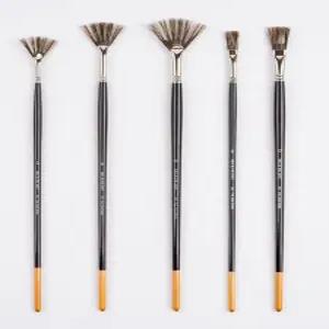 미술용 톱니 강모 유화붓종류 수채화 붓채꼴붓 평붓 동양화 그립감좋은