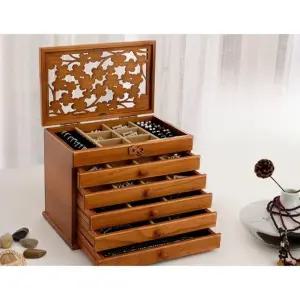 원목 함 서랍형 다층 케이스 악세사리함