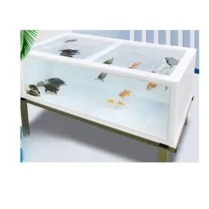 거북이 수족관 대형 사육장 테라리움 아크릴 탱크 반수생 케이스 가정용 어항