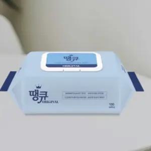 물티슈 땡큐 오리지널 100매 10팩 20팩 엠보싱 순수 정제수 선물 set
