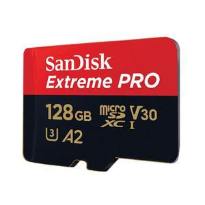 샌디스크 익스트림 프로 메모리 카드 512GB 마이크로 SD UHS-I 256GB U3 C10 V30 A2 4K TF 플래시 어댑터 (