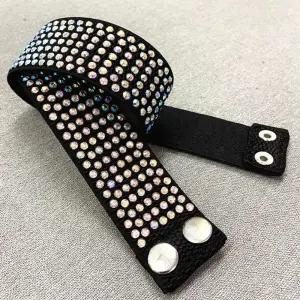 라인댄스 벨트 반짝이 큐빅 무대의상 액세서리 소품 55cm