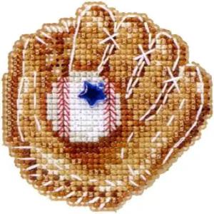 밀 힐 야구 미트 비즈 카운트 크로스 스티치 장식 키트 2012 봄 부케 MH182103