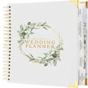 당신의 완벽한 하루 웨딩 플래너 책과 정리함 책 카운트다운 캘린더가 있는 신부 계획 바인더 선물 플로럴