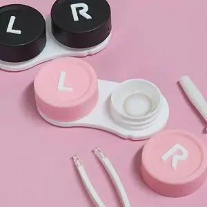 고품질 렌즈통 단색 렌즈 케이스 렌즈케이스 렌즈통 렌즈보관 렌즈휴대 렌즈가방 WFIPGLH