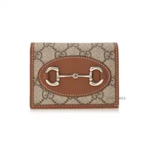 [라벨루쏘]  FW25 여성 홀스빗 1955 반지갑 621887 FAD6L 9758